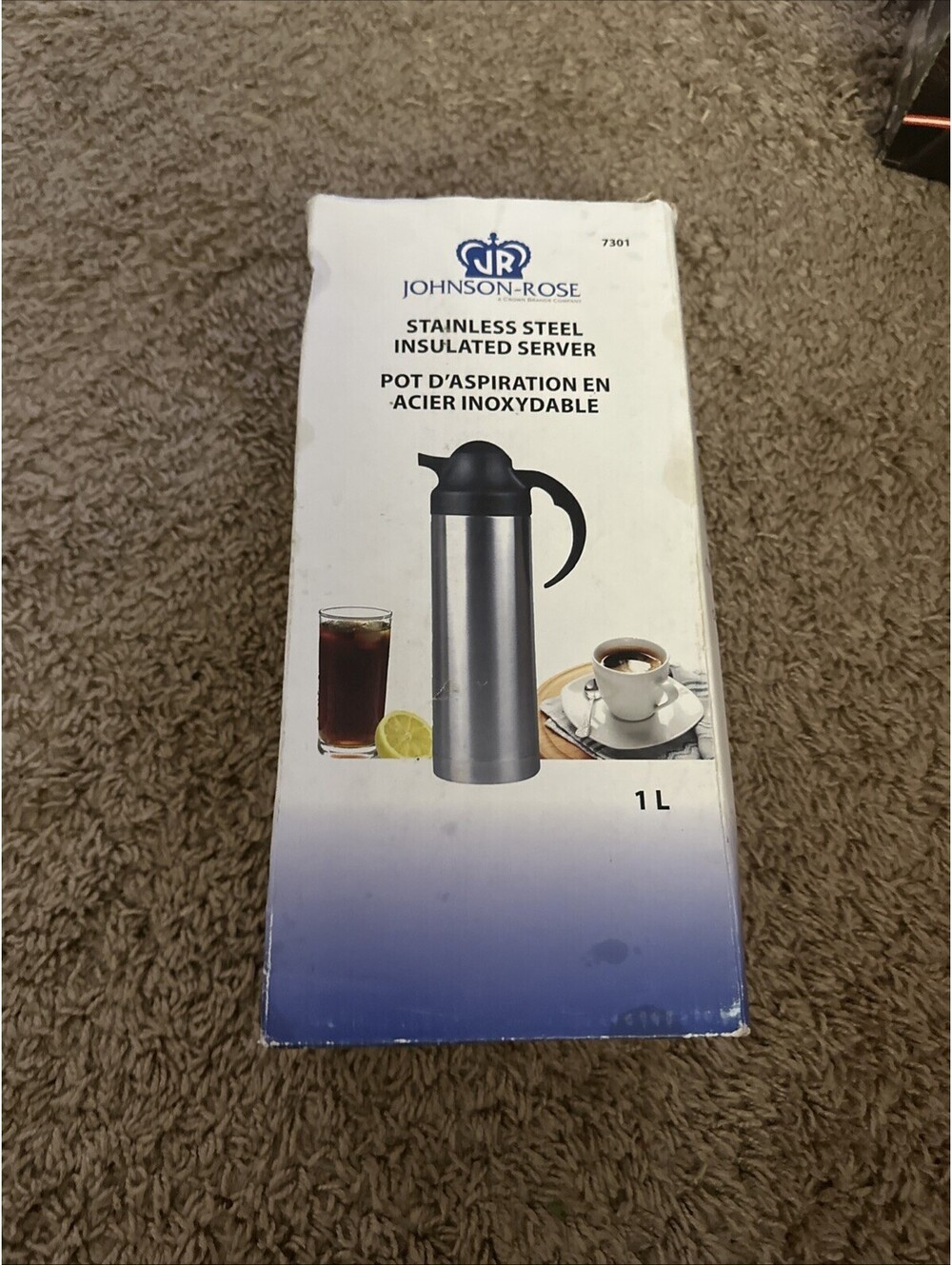 Johnson Rose Stainless SteelVac Carafe Insulation 1L 33.8oz